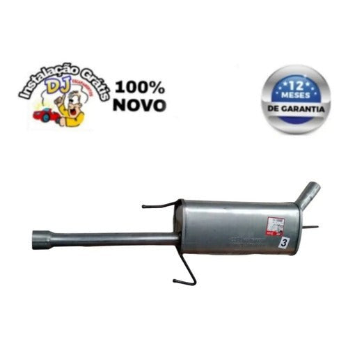 Escapamento Silencioso Corsa 1.0 8v 2002 a 2006