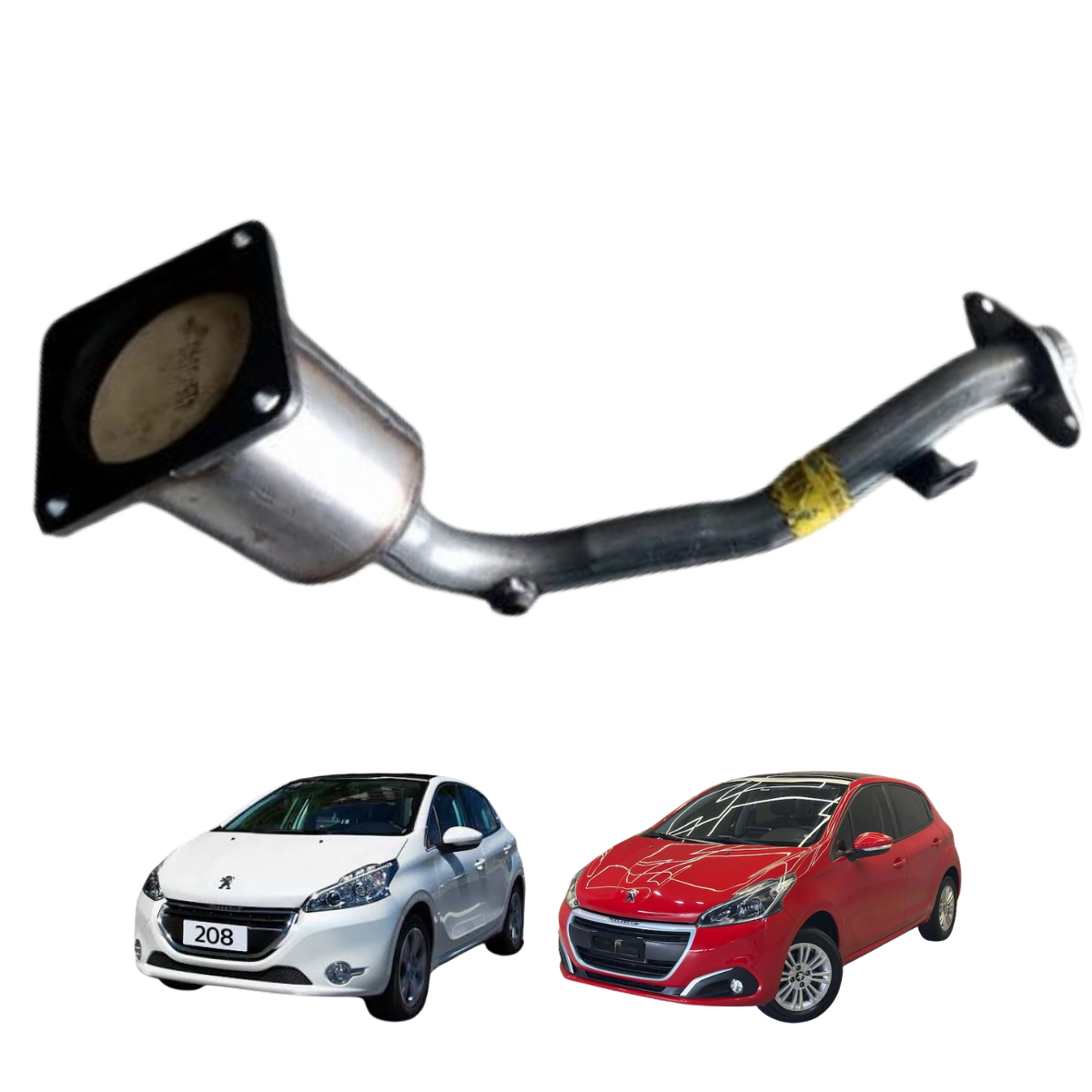 Catalisador Peugeot 208 Scapex 1.5 8v e 1.6 16v 2013 a 2019 Novo - DJ Escapamentos