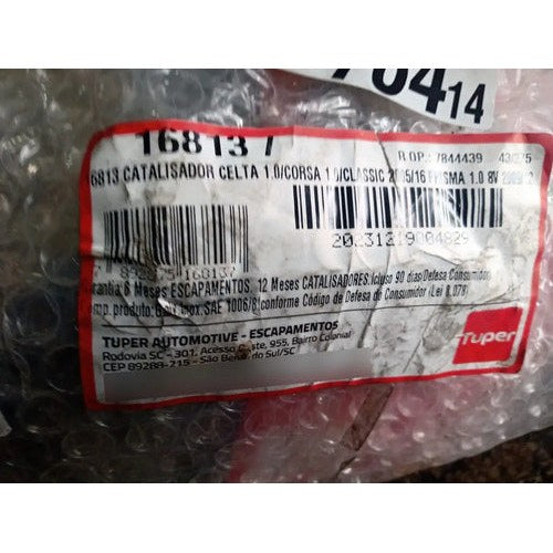 Catalisador Celta 1.0 8v flex 1.4 flex 2006 a 2016