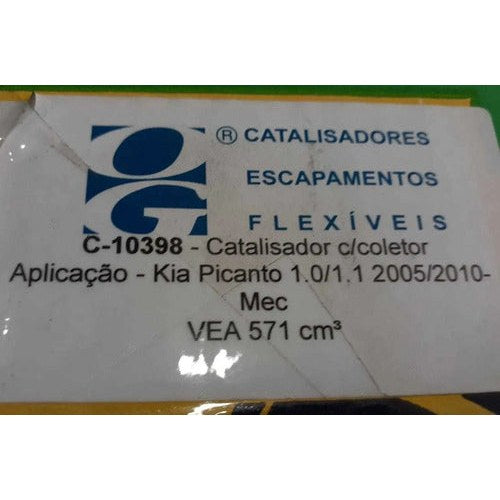 Catalisador Picanto 1.0 1.1 2005 a 2010