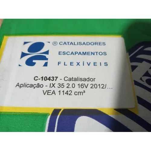 Catalisador Sportage 2.0 16v 2010 a 2015