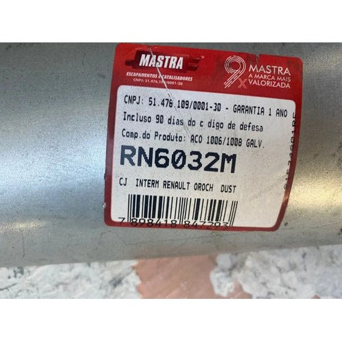 Escapamento Duster 2.0 2012 a 2020