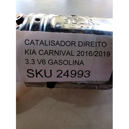 Catalisador Direito Kia Carnival 2016 A 2019 3.3 V6 Gasolina