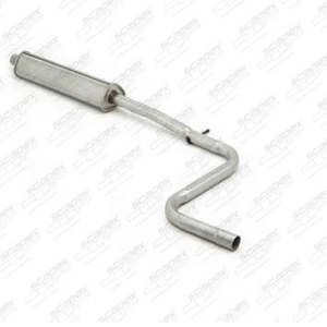 Abafador Intermediario s/flexivel Palio 1.6 16V 96 ATÉ 2003